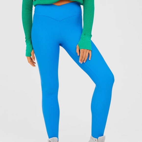 OFFLINE By Aerie Real Me Waffle High Waisted Crossover Legging - Picture 2 of 4